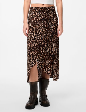 Pieces Pctala Wrap Skirt Wvn Noos Bc - Multi/patterned - S