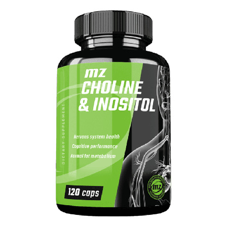 Choline & Inositol 120 kapsler -Hjelper nervesystemet og den kognitive funksjonen
