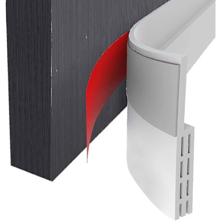 3-pak Underdørstetning for utvendige/innvendige dører, dørlist under dørtrekk