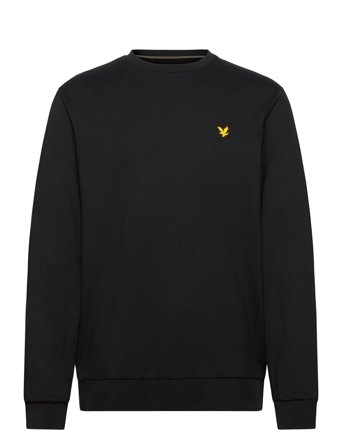 Crew Neck Fly Fleece Black Lyle & Scott Sport