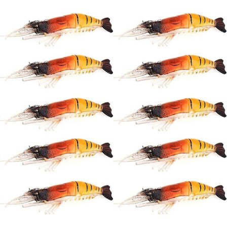 10 Pakke Rekemyk Agnbete - For Ørret, Bass, Laks og Ferskvann