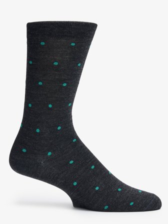 John Henric Men's Grey & Green Socks Utica Size 39-42