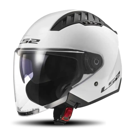 Casco Jet LS2 OF600 Copter II Opaco Bianco lucido M