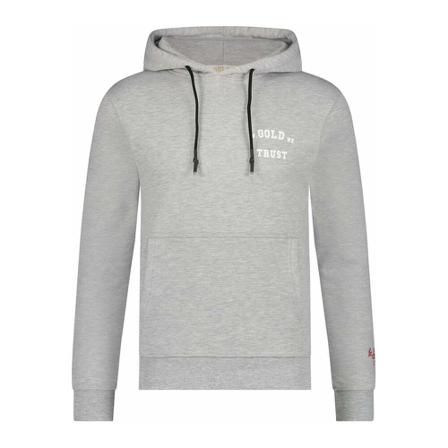 In Gold We Trust Hoodie Grå, Herre
