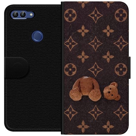 Yhteensopiva Lompakkokotelo Huawei Huawei P smart Graafinen monogrammikuvio, jossa taiteellisesti muotoiltu nalle