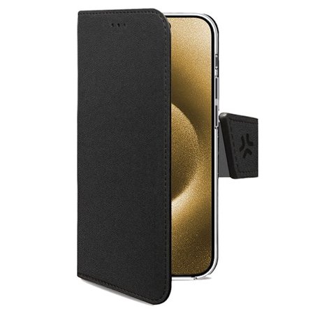 Celly iPhone 17 Pro Max Pung Etui Wally Læder - Sort