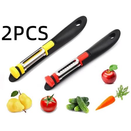 Universal Manuel Frugtskræller, Multifunktionel Grøntsagsskræller, til Gulerødder, Agurker, Kartofler, Frugter, Æbler, Pærer