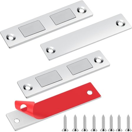 Pieces Skapdør Magnet, Ultratynn Kraftig Magnetisk Lås Kjøkkendør Magnet Magnetisk Lås Skrue Magnet Møbellukking for Skuff{HH}