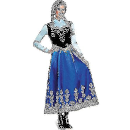Voksen Prinsesse Anna Kostume Jul Cos Fancy Kjole Outfit_y