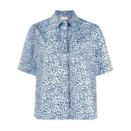 P.a.r.o.s.h. Shirt Blå, Dame Skjorter