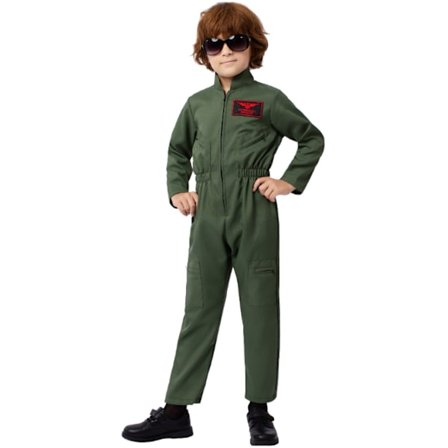 Maverick Flydrakt Pilotkostyme Gutt Cosplay