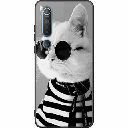 Xiaomi Mi 10 5g Svart Skal Fancy Cat