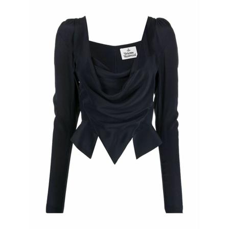 Vivienne Westwood Long Sleeve Tops Blå, Dame