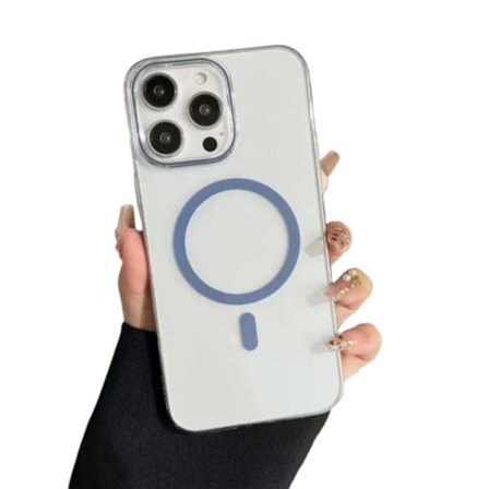Mobilskal till iPhone 15 Pro Max MagSafe Compatible Protective - Blå