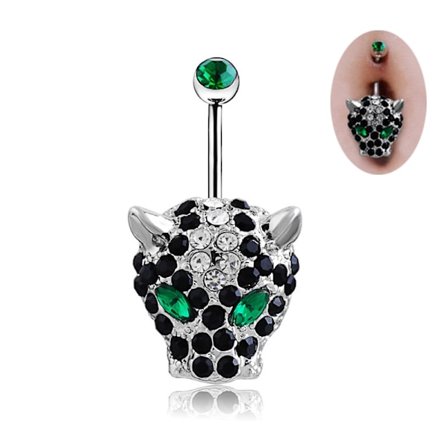 Navelpiercing Leopard