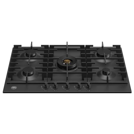 Bertazzoni Modern P755CMODNE gaskogeplade 75 cm, matsort - Matsort, pantone process black c | KitchenOne