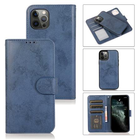 iPhone 14 Pro Max - Leman Wallet-deksel Marinblå