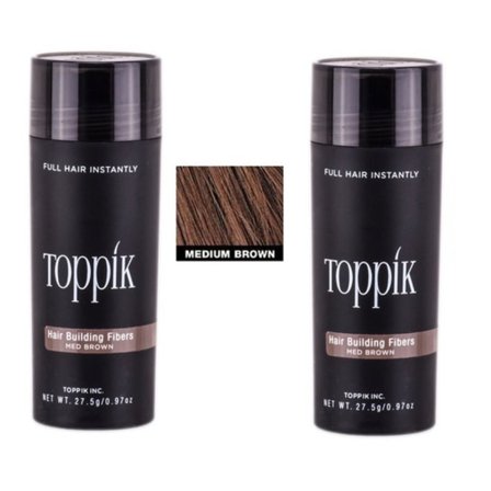 2x Toppik Large - 27,5g - Mellembrun