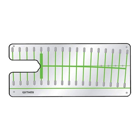 Golf Putting Alignment Speil Treningshjelpemiddel Undervisningsutstyr Speil Posisjonskorrigerer For O