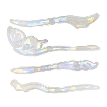 Holografisk Vintage Hårpind Silikoneform Hårnål Hårklemme Resinforme DIY