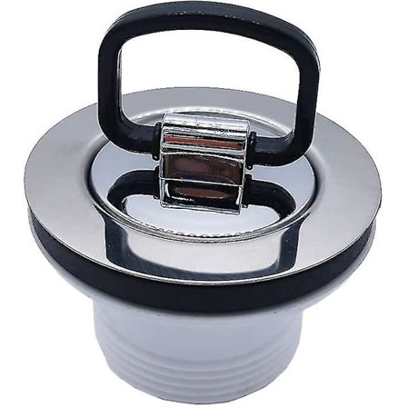 Tiskialtaan viemäri vesitiivillä kannella 1" korkea 70 mm, keittiön tiskialtaan, ruostumaton teräs