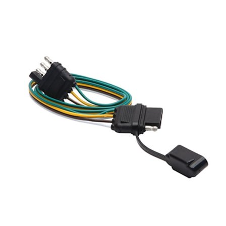 4-polet amerikansk tilhengerkontakt RV adapter forlengelseskabel hale