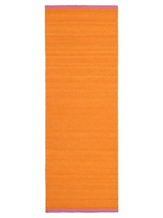 Gangloper 80X250 Moderna Flat Vloerkleed - Oranje/Roze