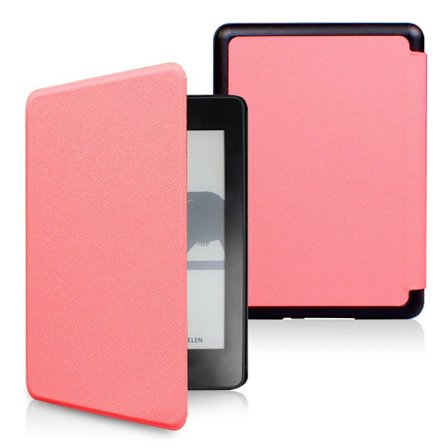 6,8 tommer e-læser taske Smart Folio Cover PINK