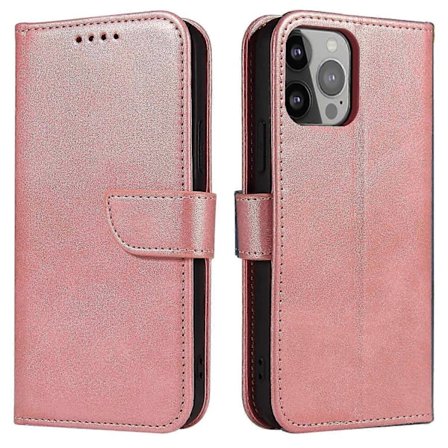PU Læder Wallet Stand Telefon Cover Magnetisk Design Telefon Cover til iPhone 13 mini 5.4 tommer
