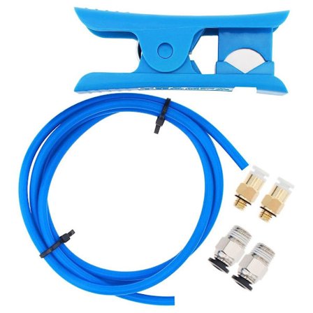 1M PTFE Rør Bowden Slange Med 2X PC4-M6 & PC4-M10