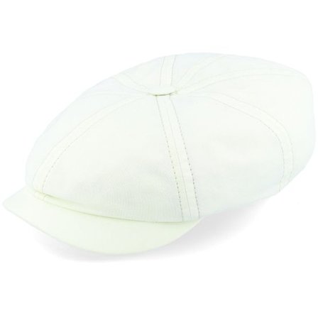 Stetson - Gul flatcap Keps - Hatteras Organic Cotton Sustainable Yellow Flatcap @ Hatstore