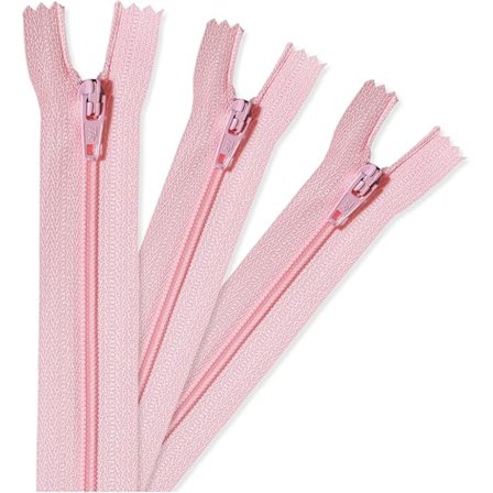 3-pack - Nylonblixtlås med stängda ändar. Idealisk Kompatibel med sömnad, klänningar, kjolar, väskor, kuddar, hantverksprojekt