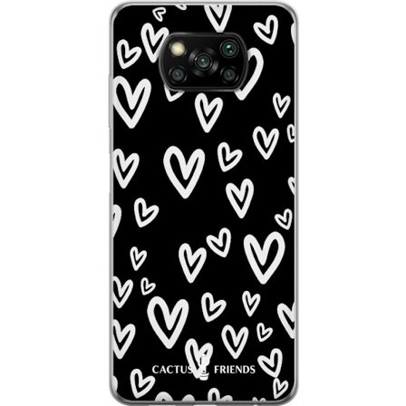 Yhteensopiva Puhelinkuori Xiaomi Xiaomi Poco X3 NFC Cactus and Friends - Handdrawn Love Chaos