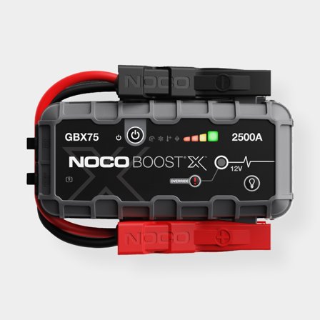 Startovací booster NOCO Boost X GBX75, 12 V, 2500 A, pro benzinový motor do 8,5 litru / dieselový motor do 6,5 litru
