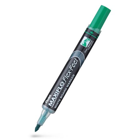 PENTEL Whiteboardpenna Maxiflo Flex grön - Lyreco - Kontorsmaterial - Pennor - Whiteboardpennor - Skuren spets