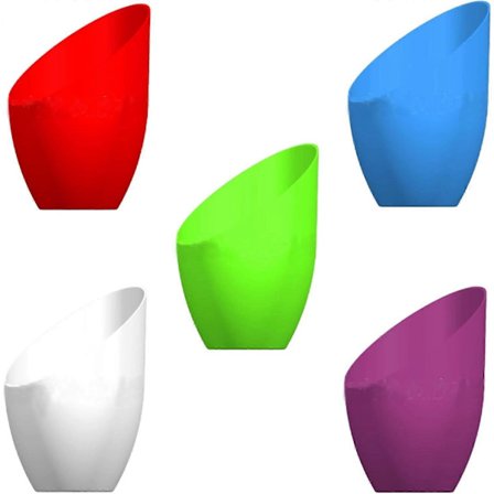 5 stk. plastik lampeskærm udskiftning hestesko lampeskærm dækning farverige gulvlampe lys dækker til stue soveværelse kontor belysning [D]