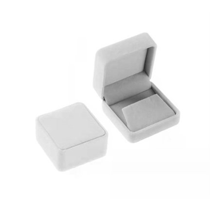 2 stk. ørestikæsker i fløjl med smykkeæske til øreringe, gaveæske til øreringe til piger, kvinder, mor og datter