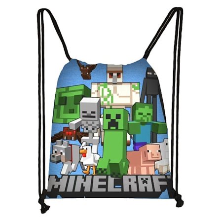 Gymnastikpåse Minecraft Grön[SL]