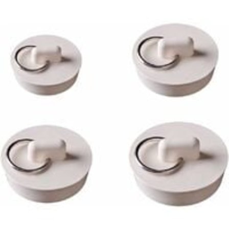 4 stk. gummiprop til vask med ophængningsløkke til køkkenafløb, S