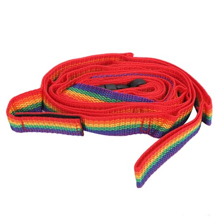 Hengende tau for utendørs campingutstyr, fargerik oppbevaringsstropp, lanyard-oppheng