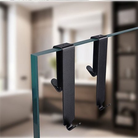 Ophæng til brusedør - Sort