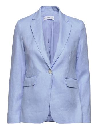 Boreli Blazers Single Breasted Blazers Blå Mango