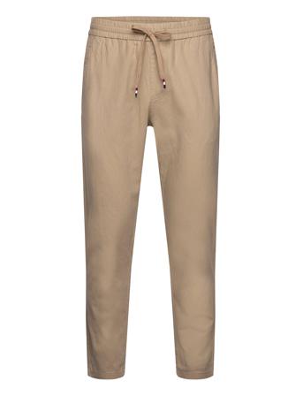 Ivan Reg Lin Cot Uspa M Pants Bottoms Trousers Casual Beige U.S. Polo Assn.