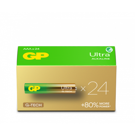 GP Batteries Super Alkaline 24AU/LR03 Batteri alkaliskt, AAA, 24-pack, Batterier