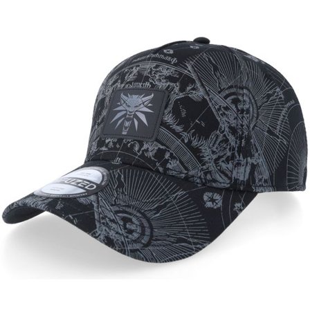 Difuzed - Svart adjustable Keps - The Witcher Black A-Frame Adjustable @ Hatstore