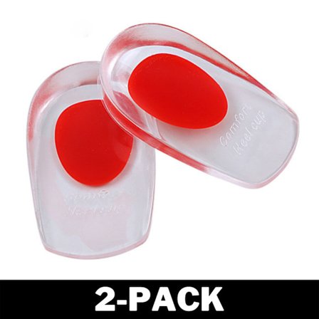 Hälinlägg / Skoinlägg i Silikon Transparent 35-39 Röd