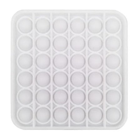 Stuff Certified Pop It - Fidget Anti Stress Leke Boble Leke Silikon Firkant Hvit