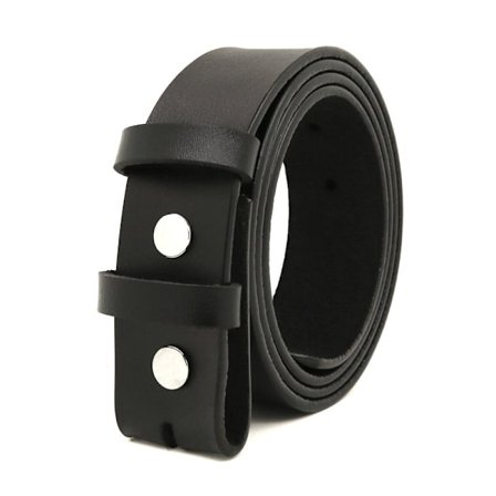 Belte uten spenne for menn og kvinner - ekte lær - Bredde