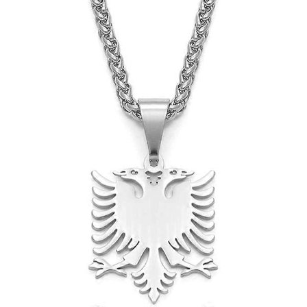 Albansk örn hänge halsband smycken etnisk stil
