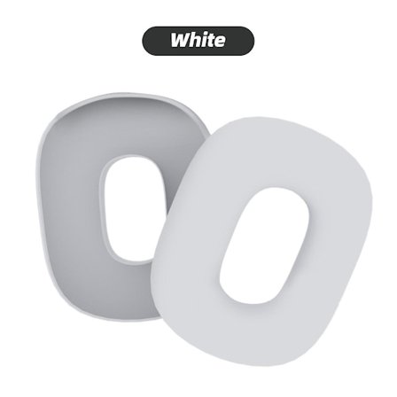 Fonken ersättningssilikonöronskydd för AirPods Max, hörlurskuddar, öronmuffar, skyddande fodral, headsettillbehör